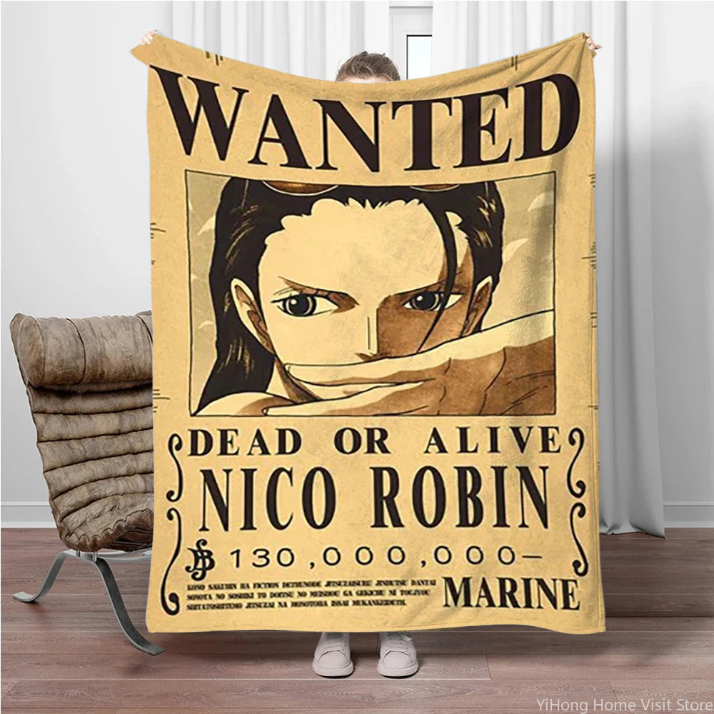One Piece Wanted-deken - Nico Robin (het Duivelskind)