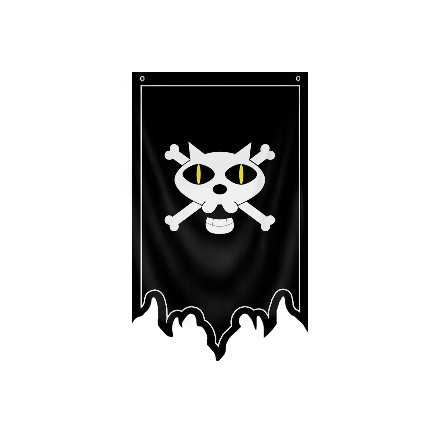 One Piece-vlag - Jolly Roger van Trafalgar Law