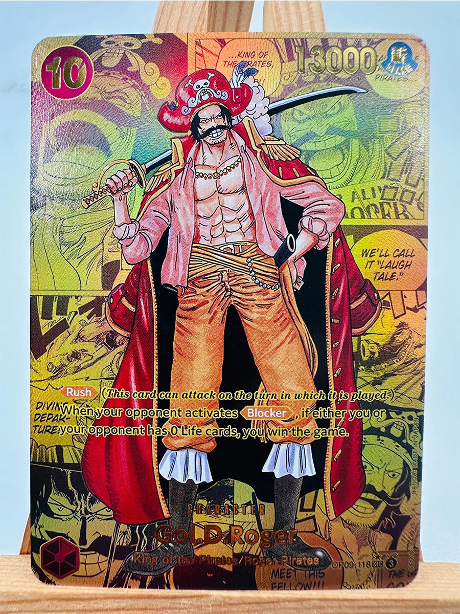 One Piece TCG-kaart - Gol D. Roger (De Piratenkoning - Holo Rare)