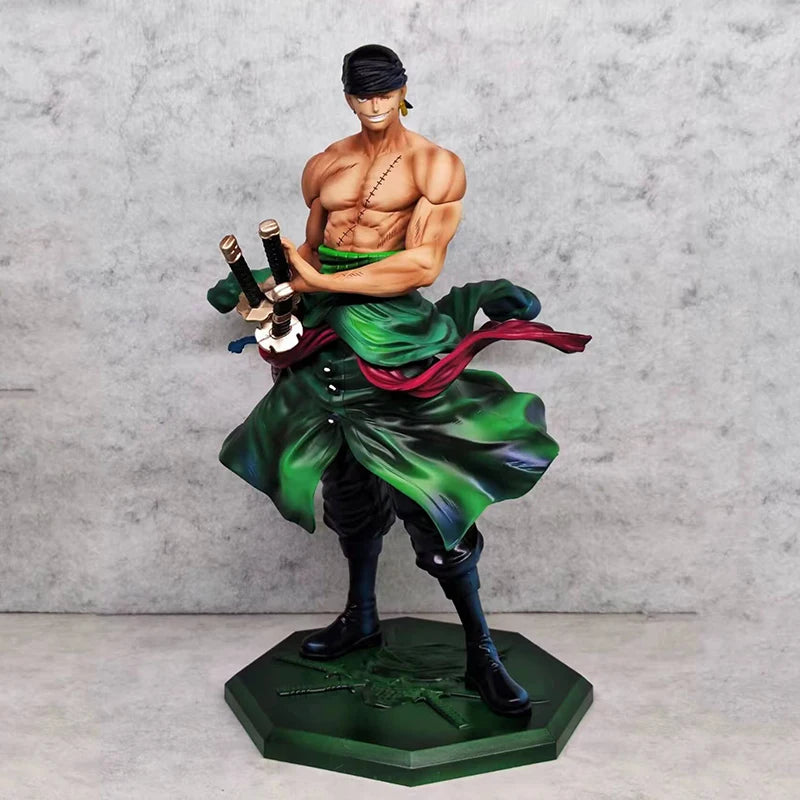 One Piece-premiumbeeld - Roronoa Zoro in Wano-stijl (led-/aura-effecten)