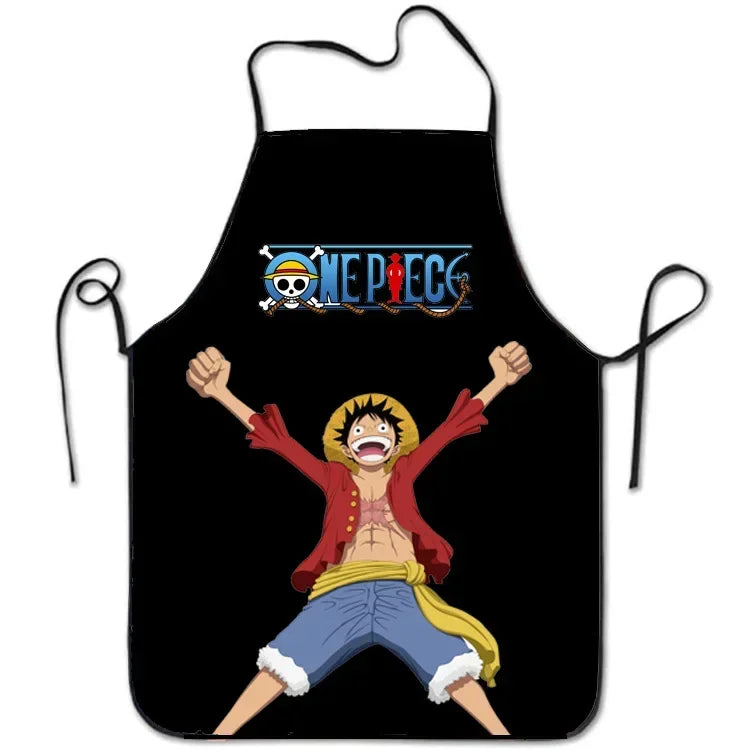 One Piece-schort – Zwart logo van Monkey D. Luffy