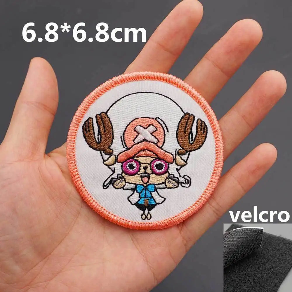 One Piece-patch - Tony Tony Chopper Dokter (Bruine cirkel)