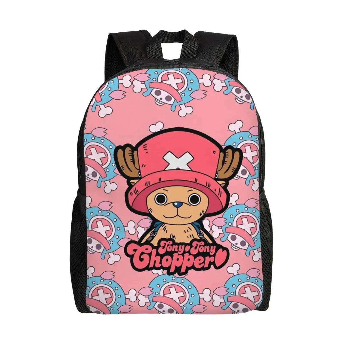 Tony Tony Chopper One Piece-rugzak – kawaii-roze patroon