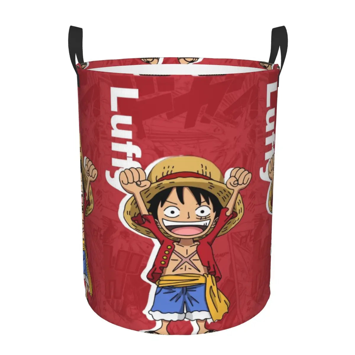 One Piece-opbergmand - Klassiek rood ontwerp van Monkey D. Luffy