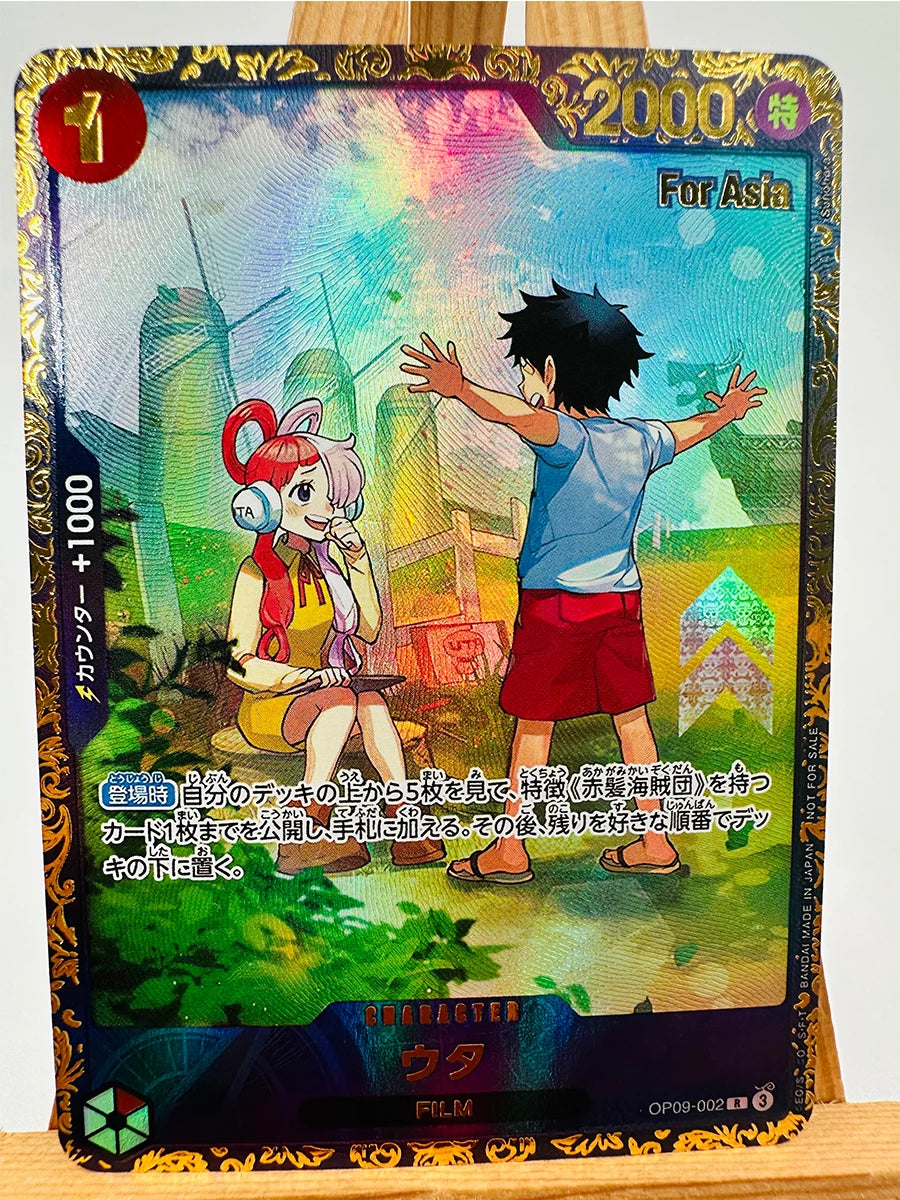 One Piece TCG-kaart - Uta & Monkey D. Luffy als kind (Speciaal)