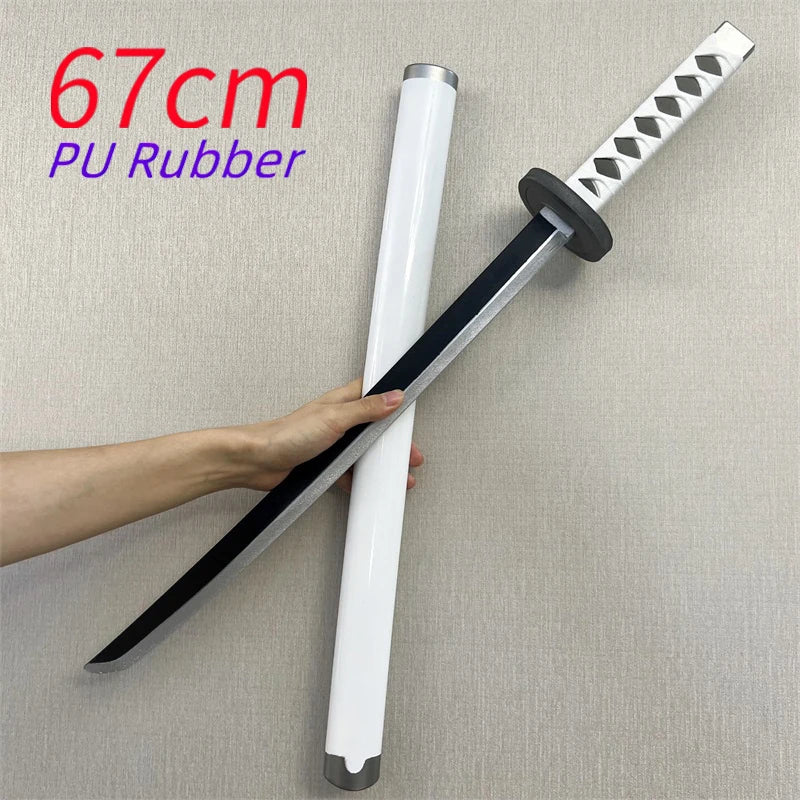 One Piece-cosplaykatana – Zwaard Wado Ichimonji (67cm, wit, PU-schuim)