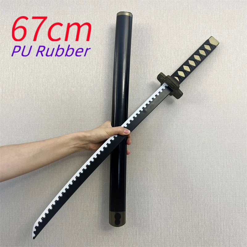 One Piece-cosplaykatana – Roronoa Zoro’s zwaard Shusui (67cm, PU-schuim)