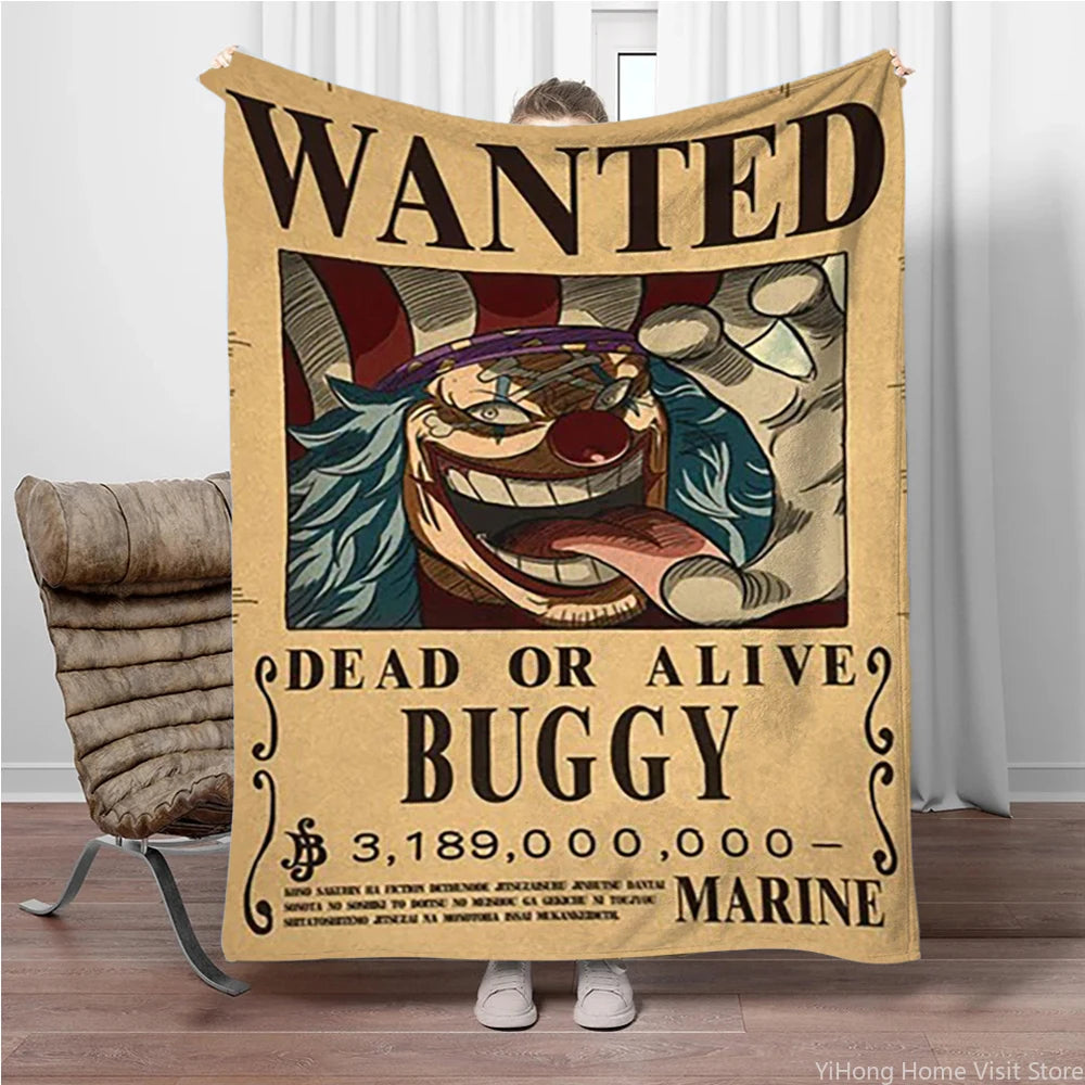 One Piece Wanted-poster - Buggy de Clown (De Clown met Duizend Stukken)