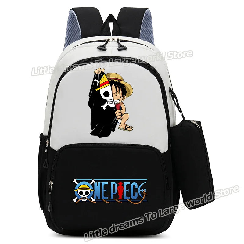One Piece-rugzak – Silhouet van piraat Monkey D. Luffy