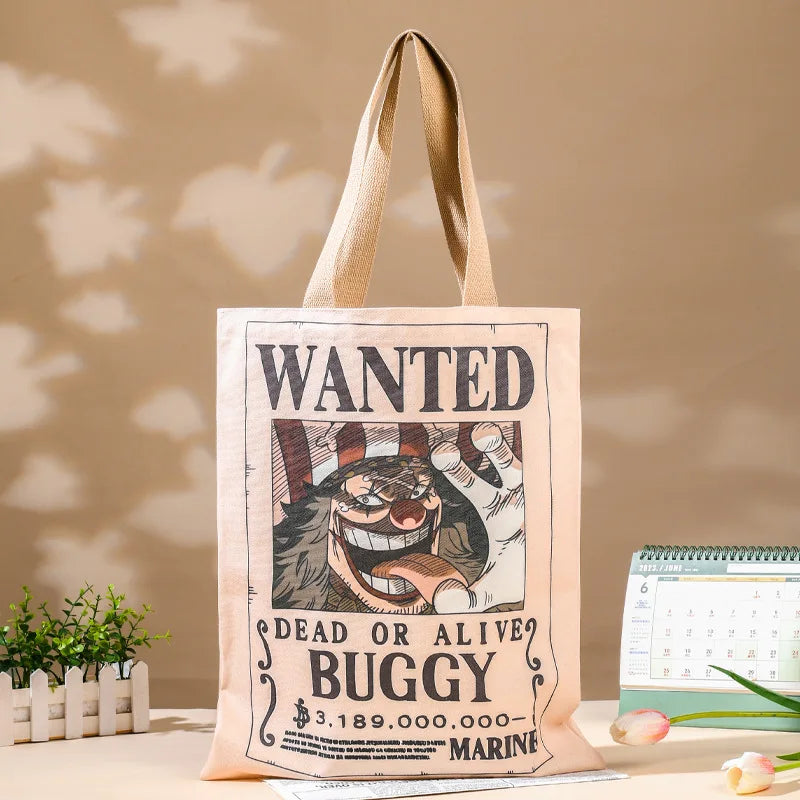 One Piece-tote bag – vintage piratenposter van Buggy