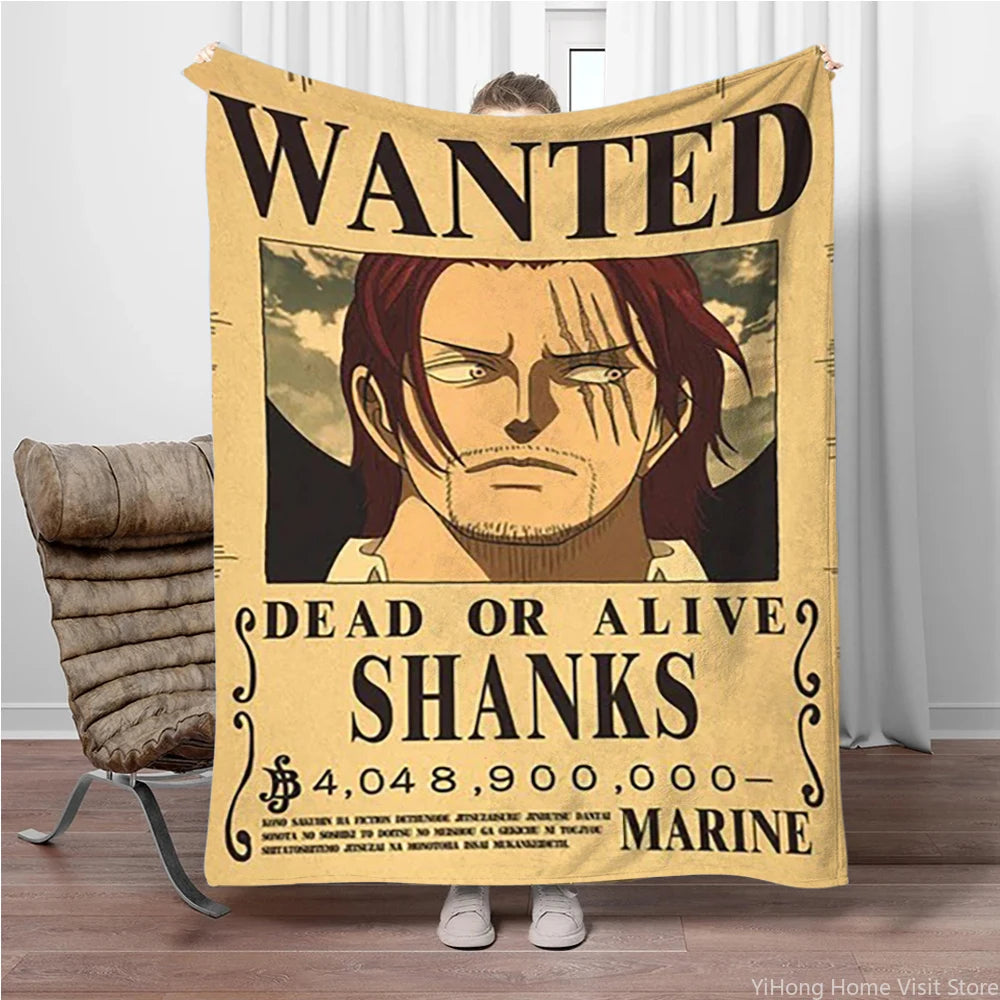 One Piece Wanted-poster - Shanks de Roodharige (De Keizer)