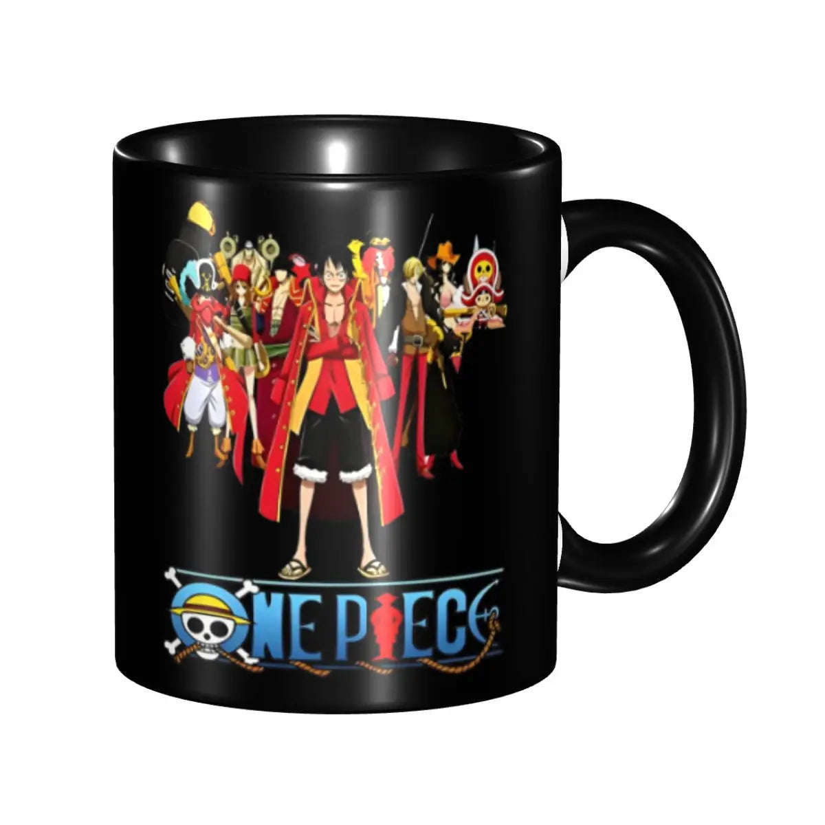 One Piece-mok - Jolly Roger-logo van de premium bemanning