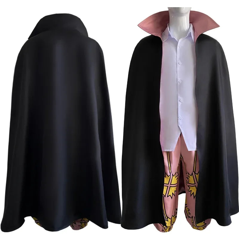 One Piece-cosplaykostuum - Mantel van Shanks de Roodharige (Film Red)