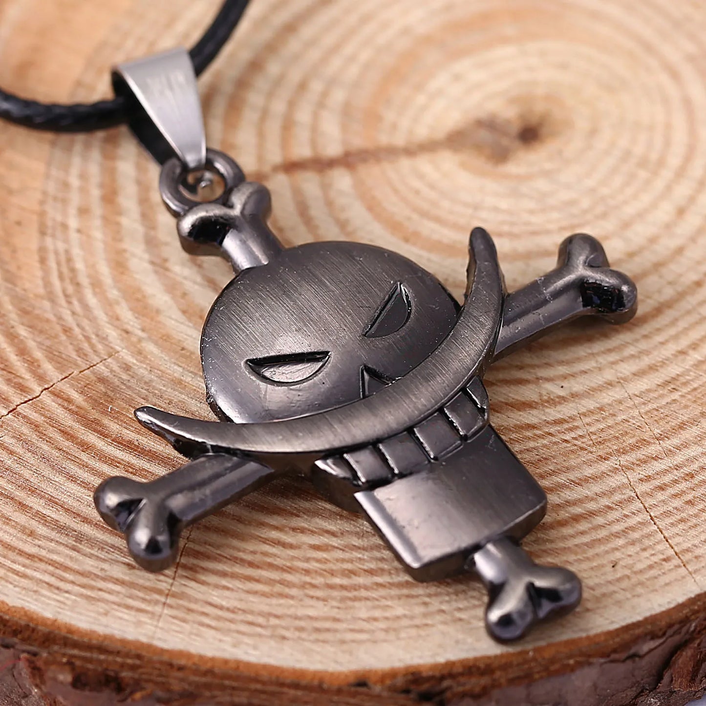 One Piece-ketting - Jolly Roger-hanger van Edward Newgate (Witbaard)