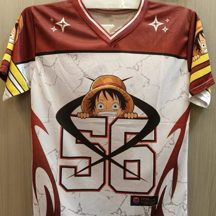 One Piece T-shirt Luffy - Strohoedontwerp (Nummer 56)