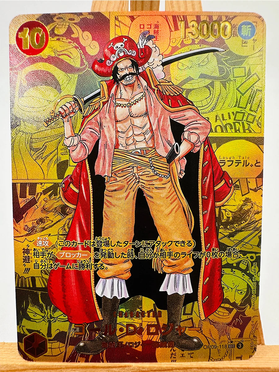 One Piece TCG-kaart - Roger (alternatieve holografische illustratie)
