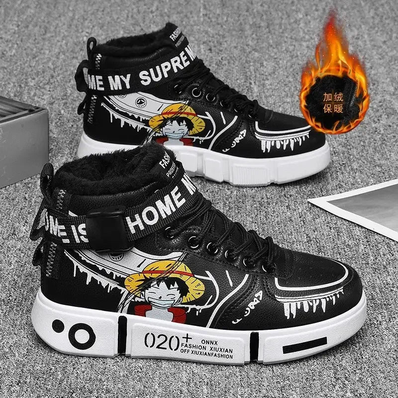 One Piece-sneakers - zwarte streetwear Zoro