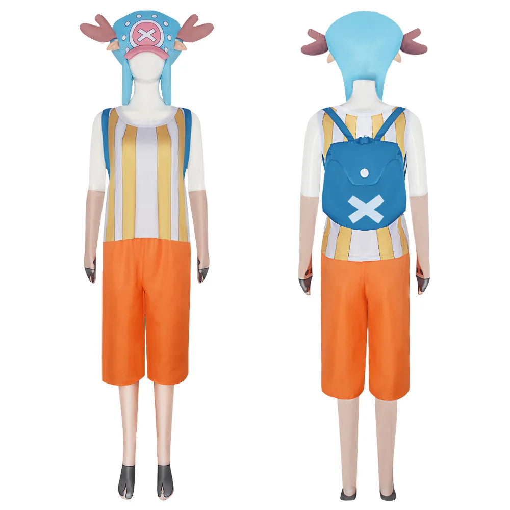 One Piece-cosplaykostuum – Tony Tony Chopper-outfit (Wano Kuni-arc)
