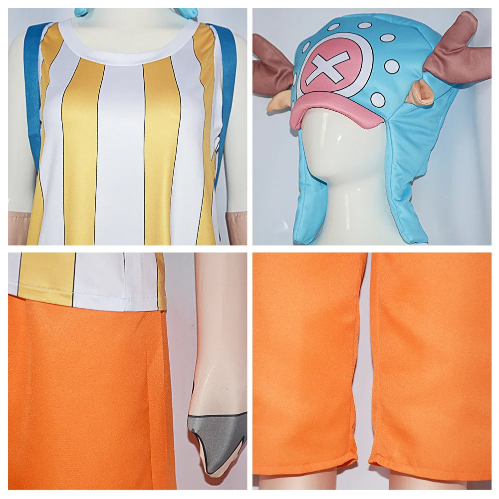 One Piece-cosplaykostuum – Tony Tony Chopper-outfit (Wano Kuni-arc)