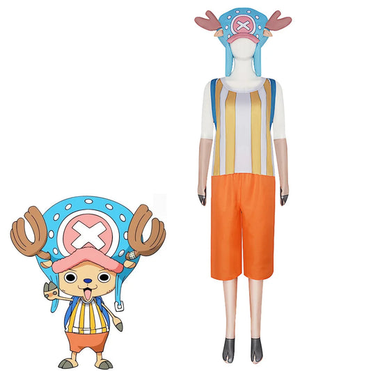 One Piece-cosplaykostuum – Tony Tony Chopper-outfit (Wano Kuni-arc)