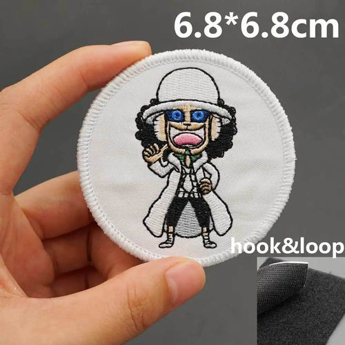 One Piece-patch - Handtekening van Trafalgar Law (witte cirkel)