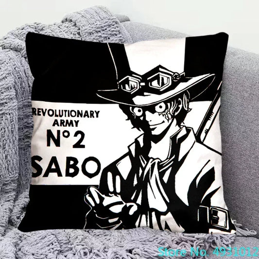 One Piece-kussensloop - Sabo (Revolutionair Leger)
