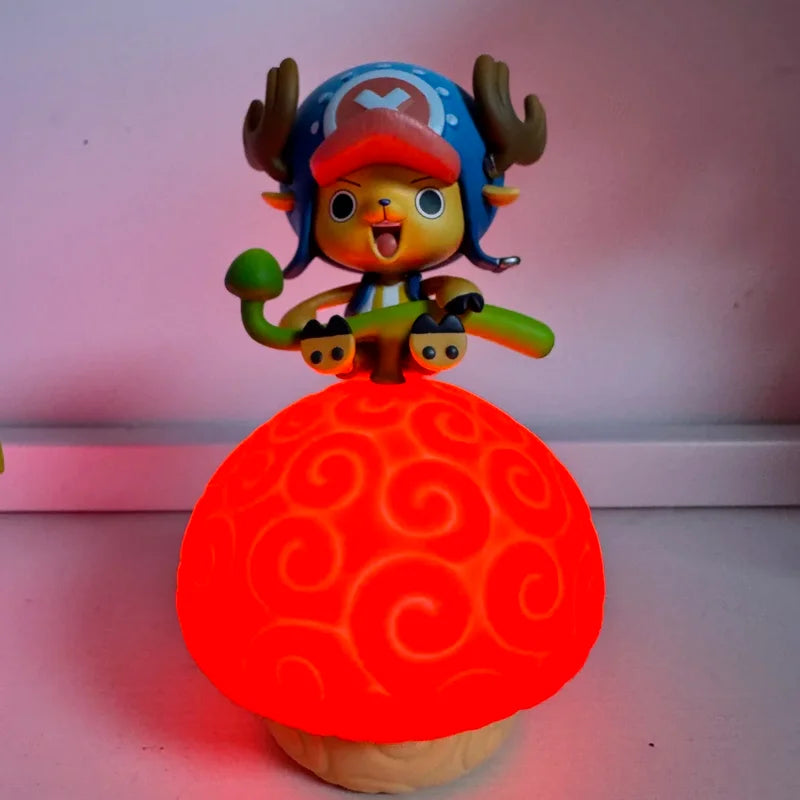 One Piece-figuur - Tony Tony Chopper zittend op Duivelsfruit (Gomu Gomu)
