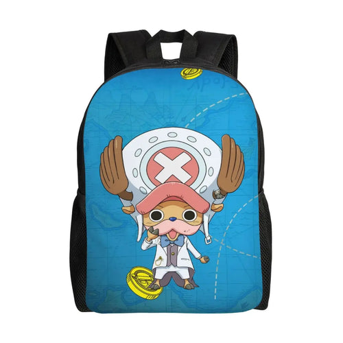 Tony Tony Chopper One Piece-rugzak – iconische blauwe achtergrond