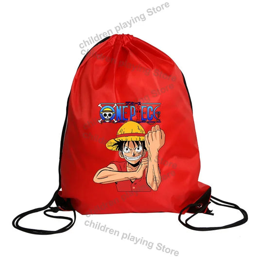 One Piece-gymtas met trekkoord – Klassiek portret van Monkey D. Luffy