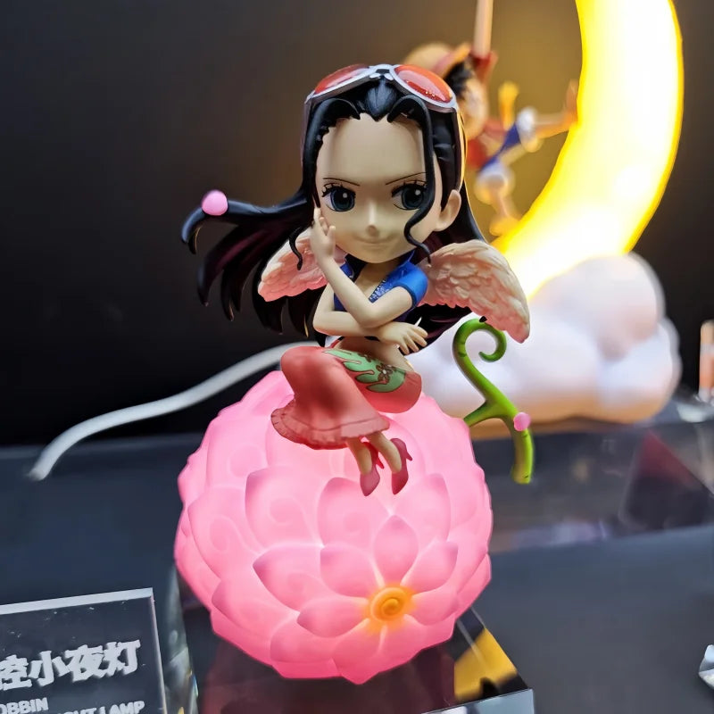 One Piece-figuur - Nico Robin in bloemrijke pose op Duivelsfruit
