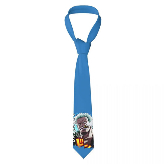 One Piece-stropdas – Blauw portret van Smoker