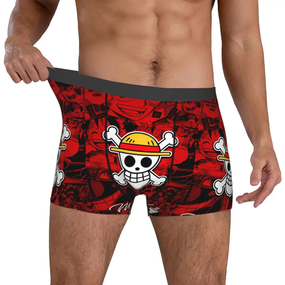 Boxershort - Rode Jolly Roger