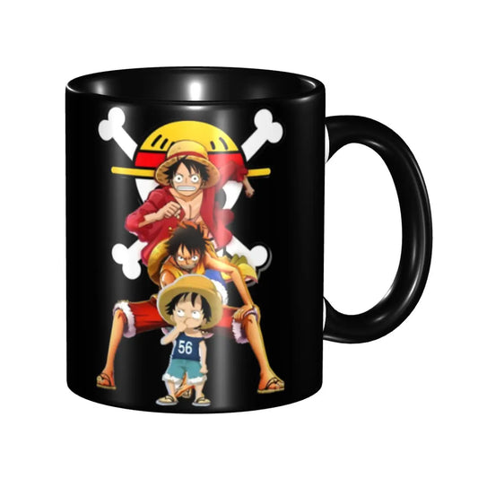 One Piece-mok - trio Luffy, Ace en Sabo als kinderen