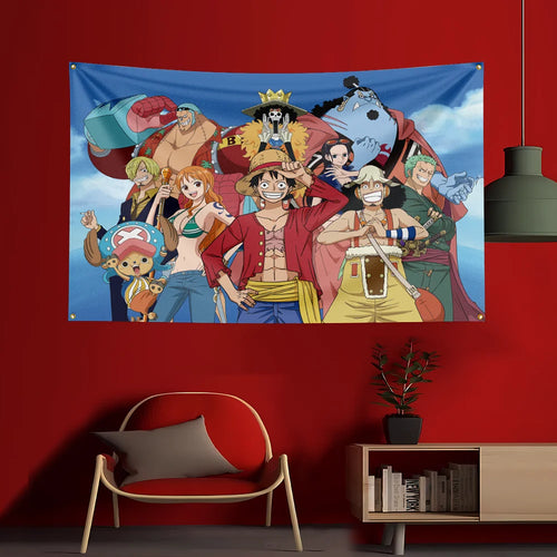 One Piece-poster - Mugiwara-bemanning in Wano Kuni