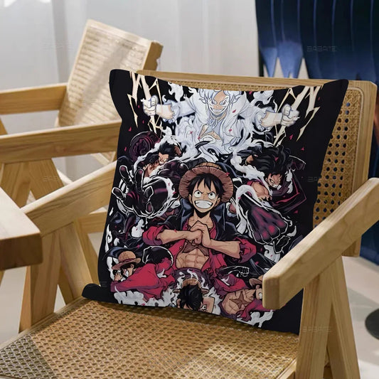 One Piece-kussensloop – Luffy & Ace (Strijdende Broeders)