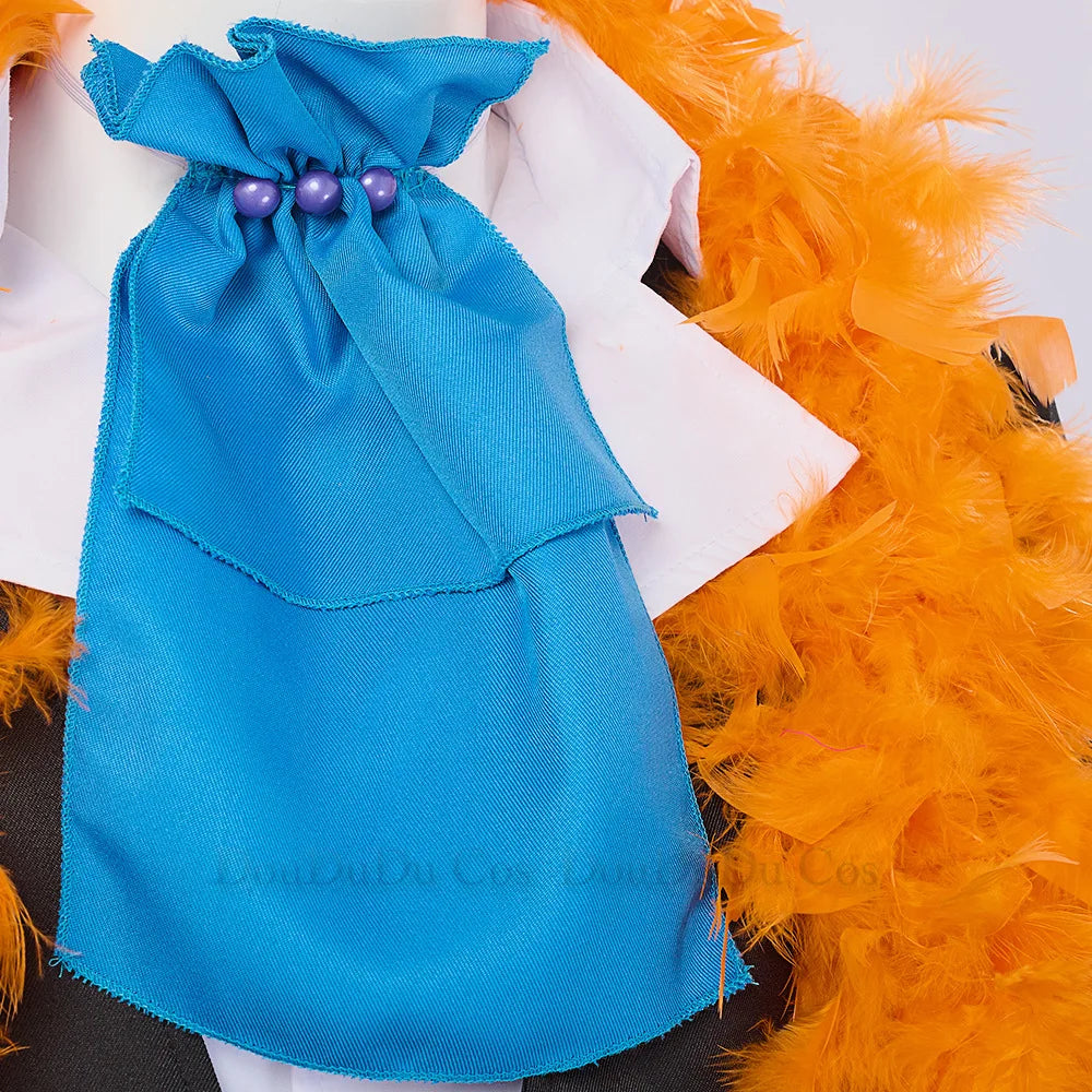One Piece-cosplaykostuum - Outfit van Brook „Soul King” met accessoires