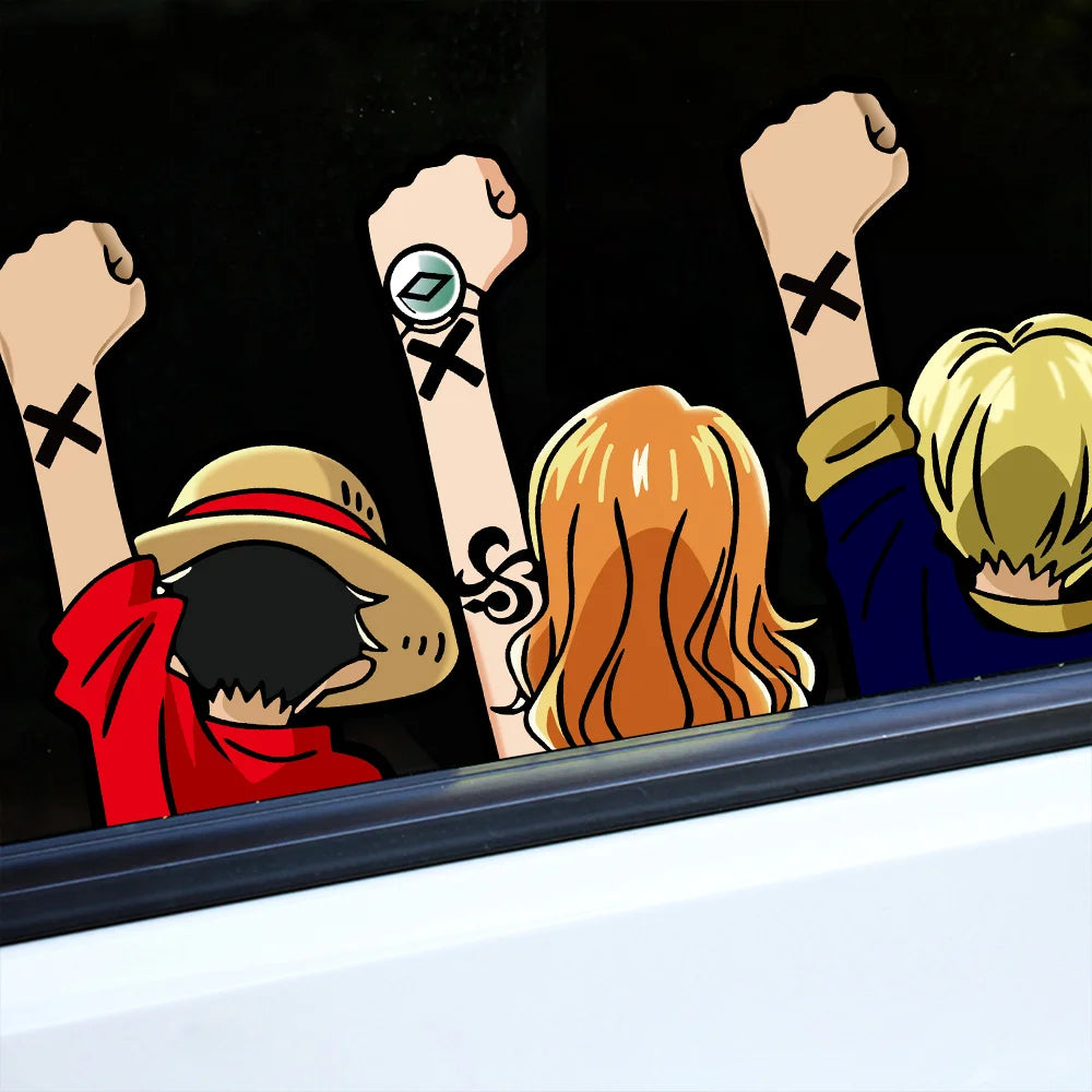One Piece-sticker - Hand van Roronoa Zoro met zwaard (9.3x12cm)