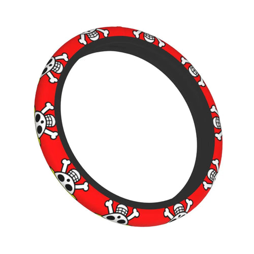 One Piece-stuurhoes – Rood piratenpatroon