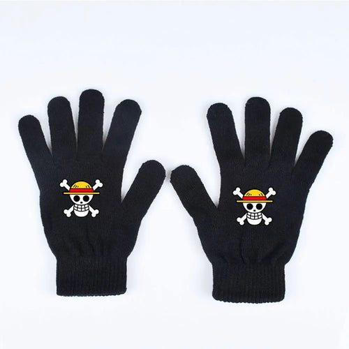 One Piece-handschoenen – Luffy met strohoed en schedel