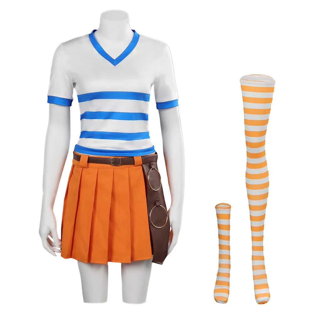 One Piece-cosplaykostuum - Nami-outfit (Whole Cake Island-versie)