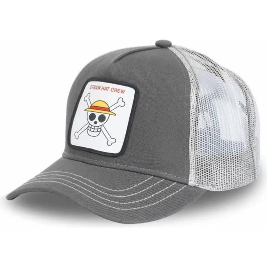 One Piece-truckerpet - Luffy grijs