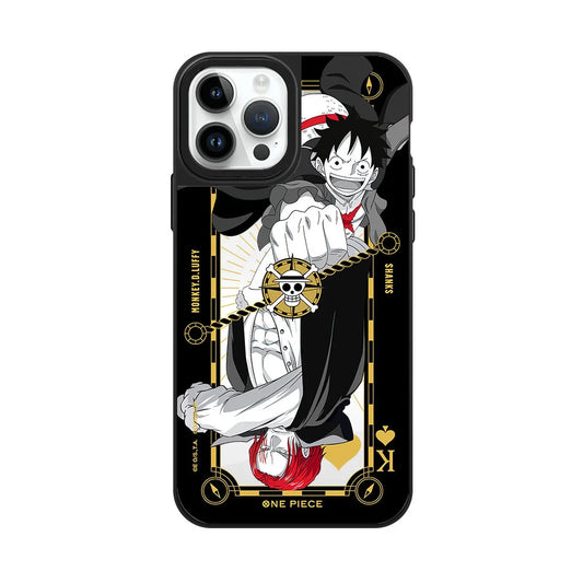 One Piece-iPhonehoesje – Gouden illustratie van Monkey D. Luffy