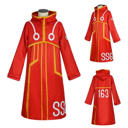 One Piece-kostuum - Egghead Island-outfit 2025 (Rood)
