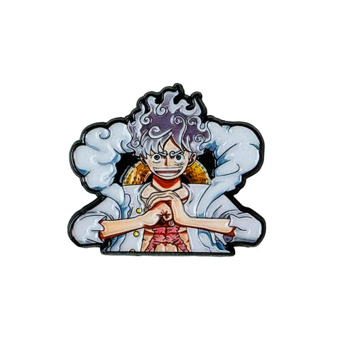 One Piece-pins - Luffy Gear 5 Ontwaking Nika Chibi