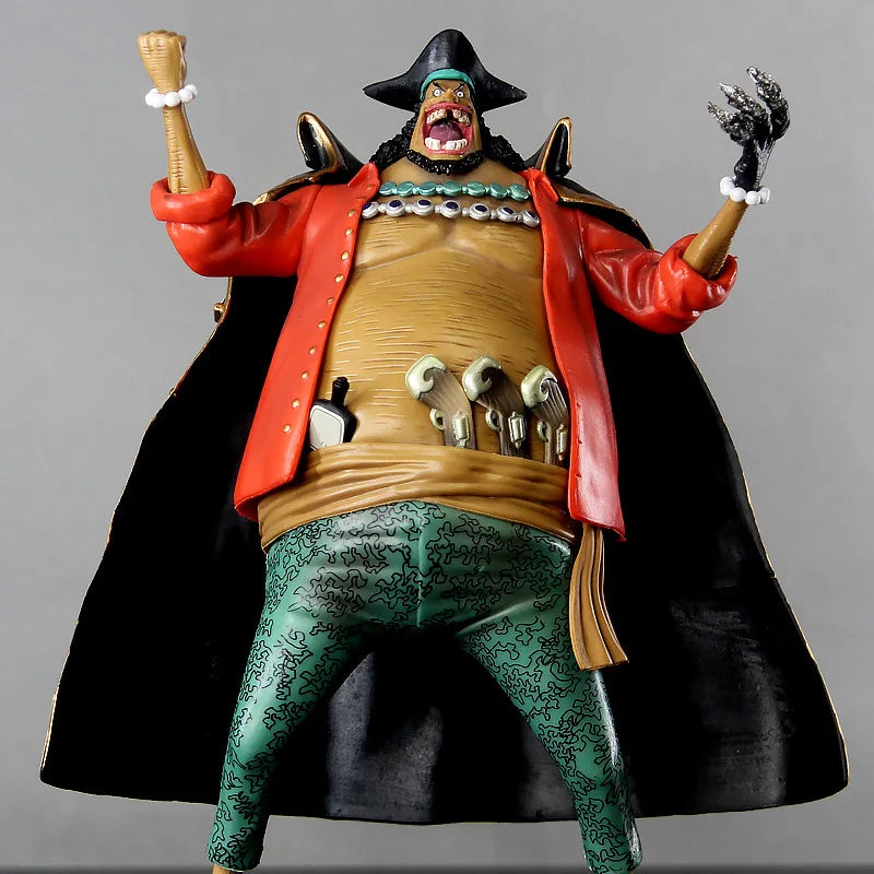 One Piece-beeld - Zwartbaard (gevechtsdetails & zwarte mantel)