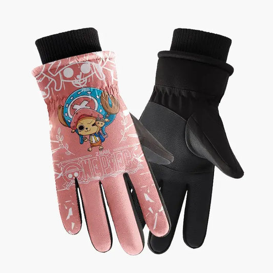 One Piece-handschoenen – Chopper roze illustratie