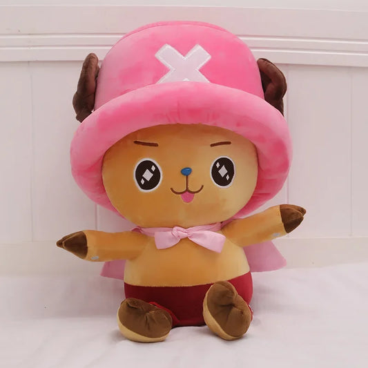 Tony Tony Chopper-knuffel – Klassiek design met roze hoed (20cm)