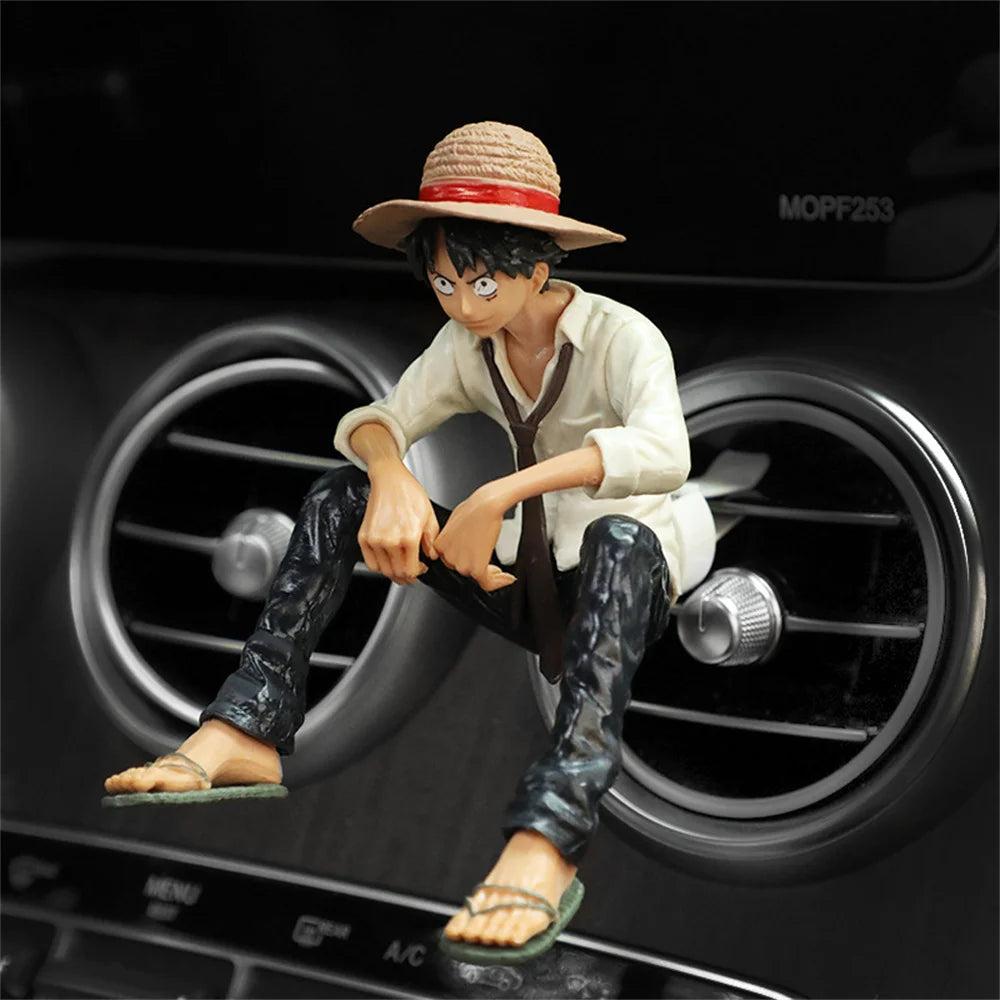 One Piece-autoaccessoire - Reuzenfiguur van Luffy voor het ventilatierooster