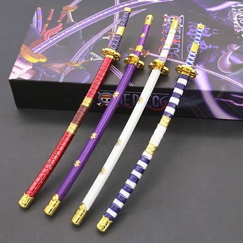 One Piece-zwaard - Set van 4 katana’s van Roronoa Zoro (Wapenverzameling)