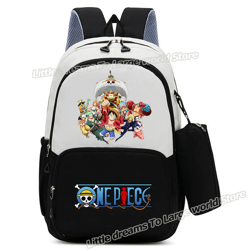 One Piece-rugzak – Feestelijke illustratie van de One Piece-crew